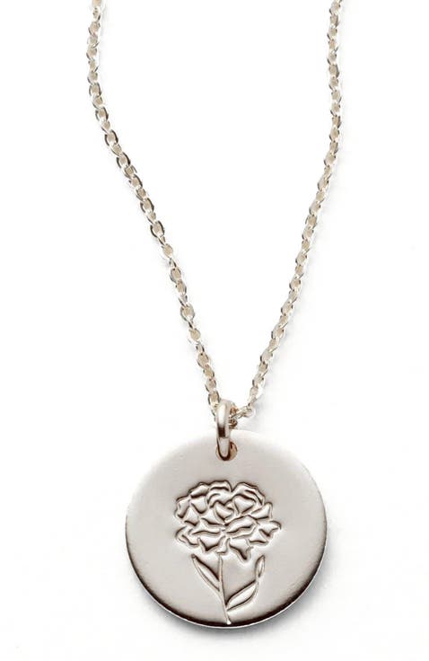January Birth Flower Necklace