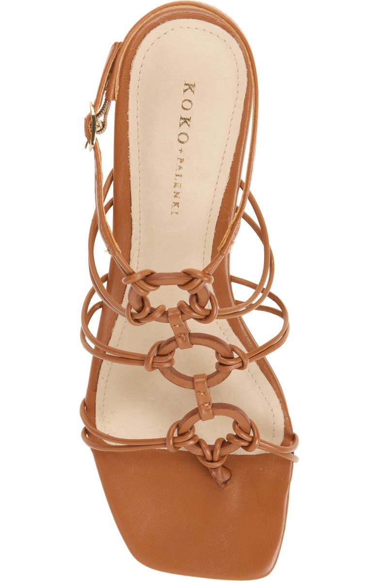 KOKO + PALENKI Catia Ankle Strap Thong Sandal, Alternate, color,