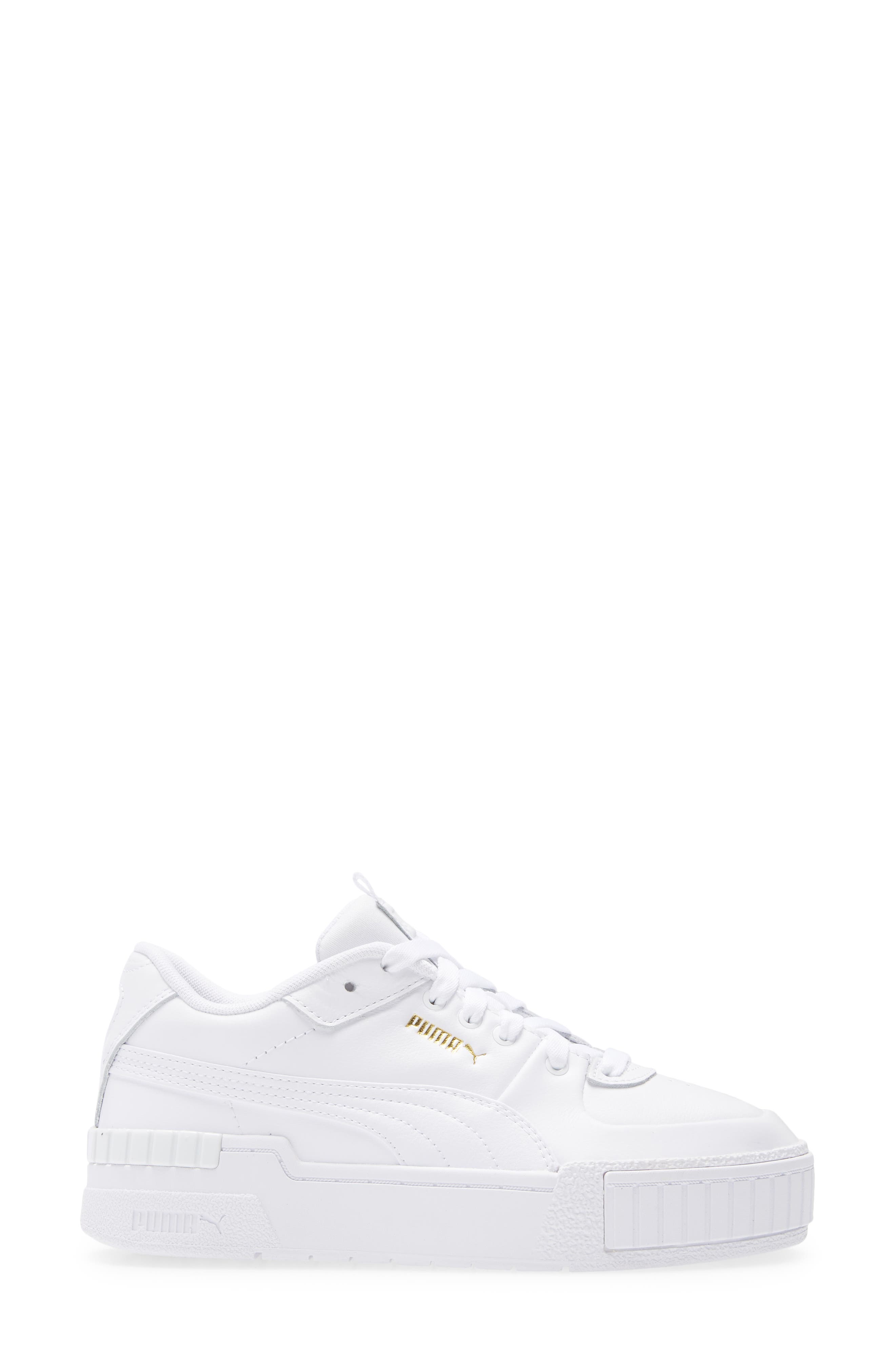 Cali Sport Platform Sneaker, Alternate, color, PUMA WHITE-PUMA WHITE