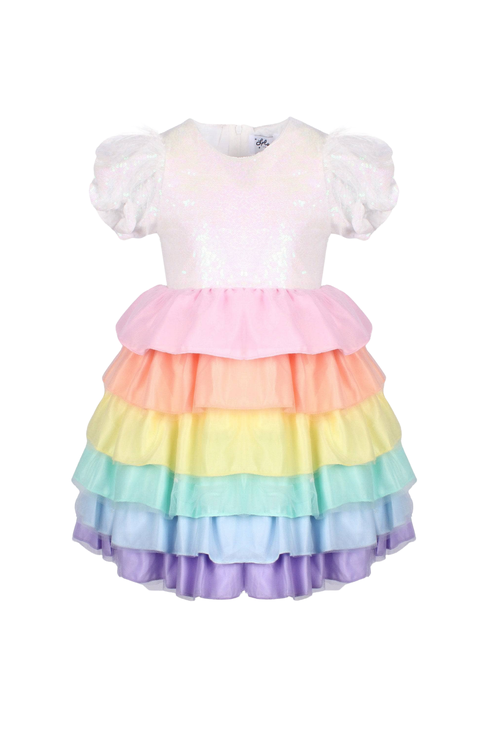 Satin Rainbow Dream Dress