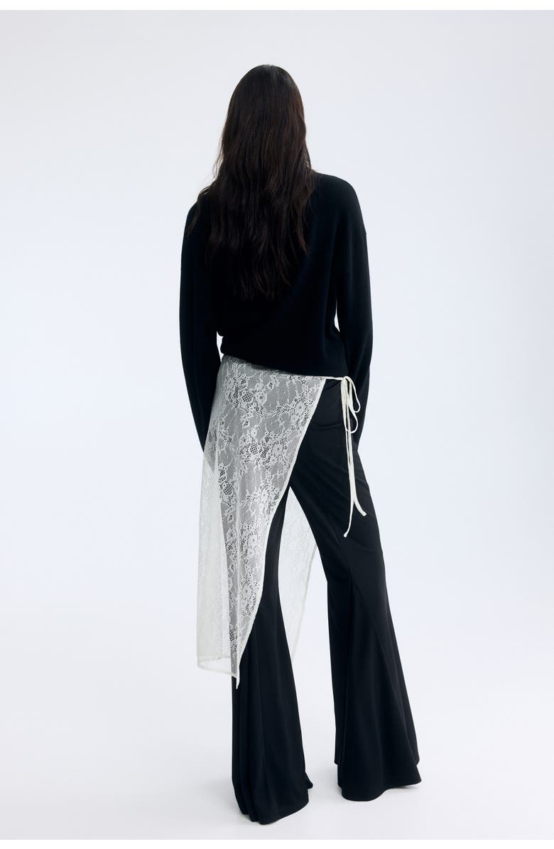 H&M Lace Wrap Skirt, Alternate, color, Light Beige