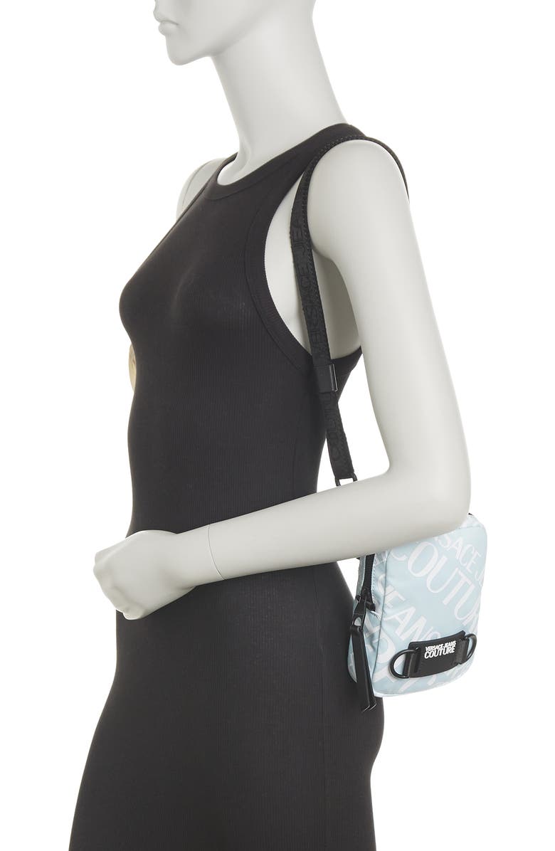 Versace Jeans Logo Print Phone Bag, Alternate, color,