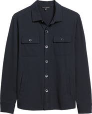 Robert Barakett Abram Rib Knit Overshirt