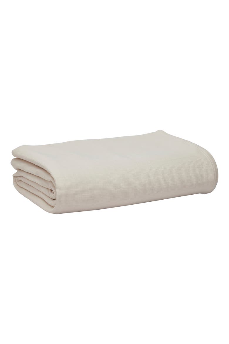 Vienna Texture Cotton Blanket, Main, color, Sand