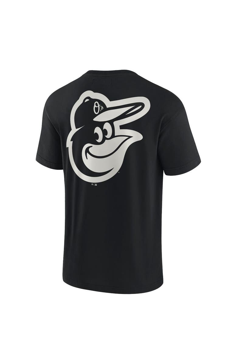 Fanatics Signature Unisex Fanatics Signature Black Baltimore Orioles Elements Super Soft Short Sleeve T-Shirt, Alternate, color, Black