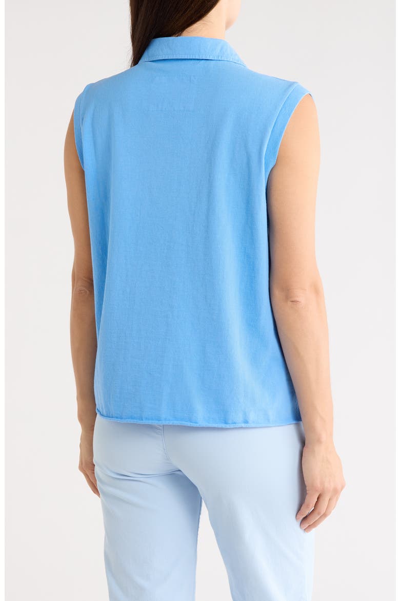 Olivia Popover Henley Tank, Alternate, color, SKY