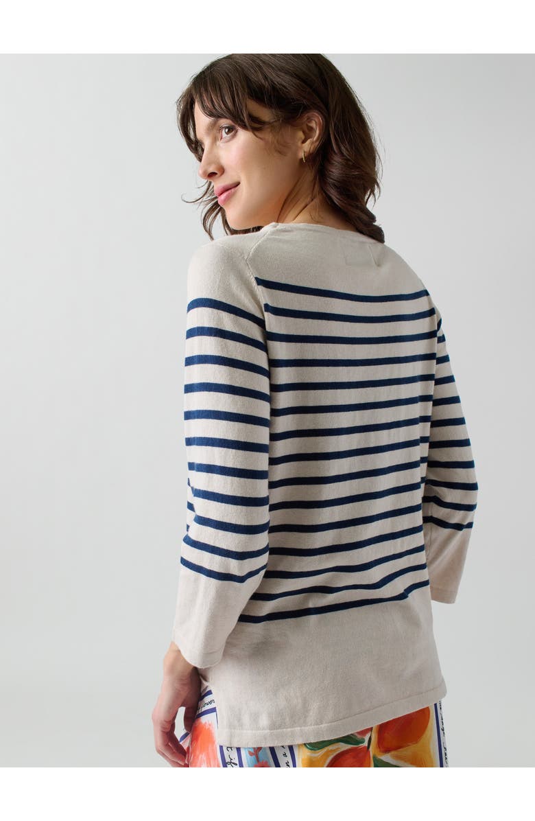 Lingua Franca Striped Boatneck, Alternate, color, 