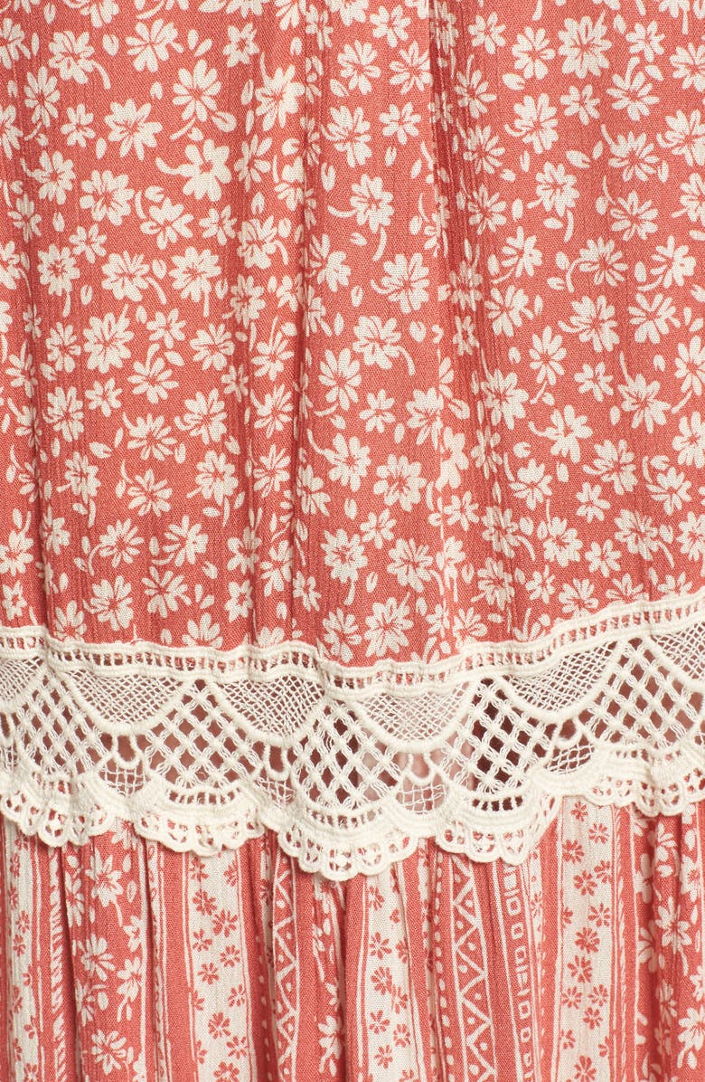 Lost + Wander Sun's Out Halter Maxi Dress, Alternate, color, 