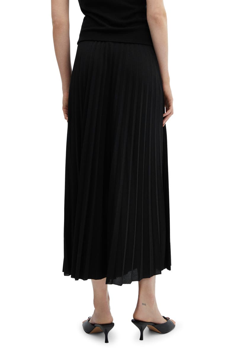 MANGO Pleated Maxi Skirt, Alternate, color, 