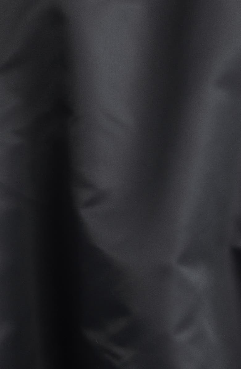 Sacai Denim & Nylon Mixed Media Jacket, Alternate, color, Black