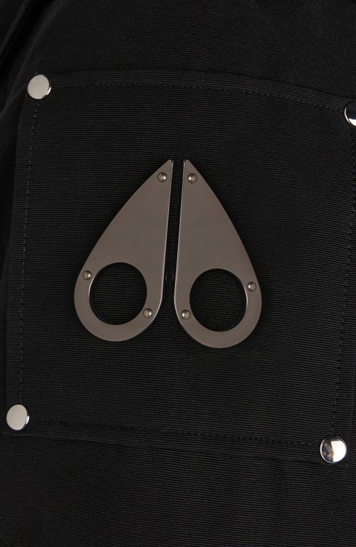 Moose Knuckles Original Stirling Parka In Black W/black Sh