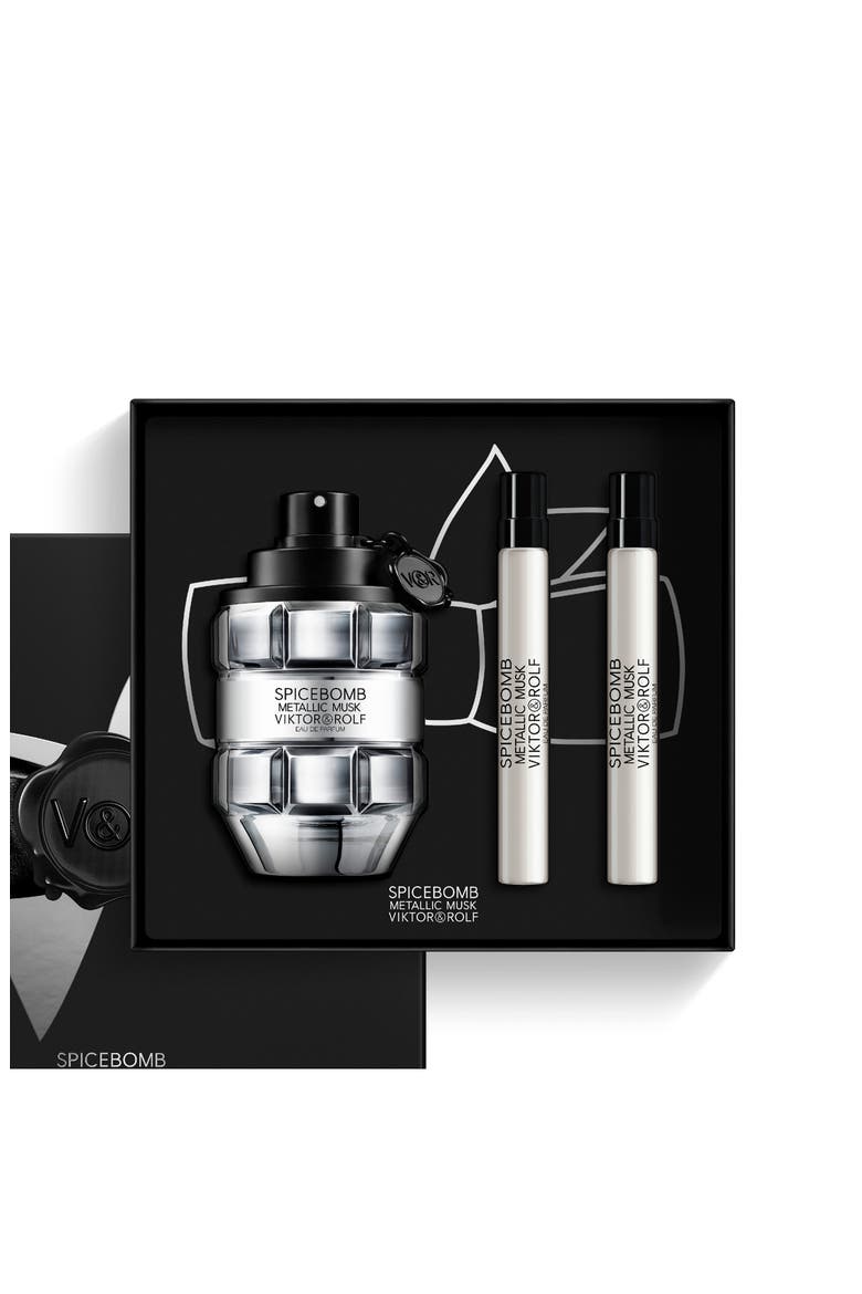 Spicebomb Metallic Musk Eau de Parfum 3-Piece Gift Set $225 Value, Alternate, color, NO COLOR