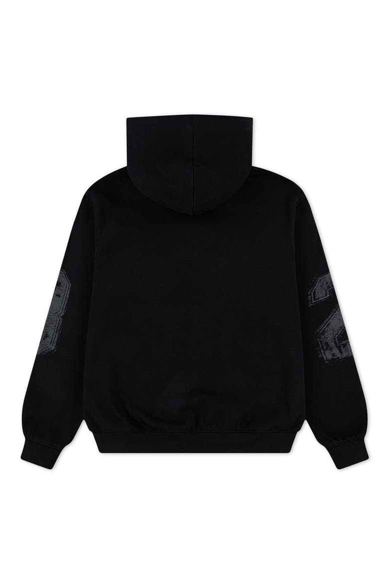 Kids' Jumpman Fleece Graphic Hoodie, Alternate, color, BLACK