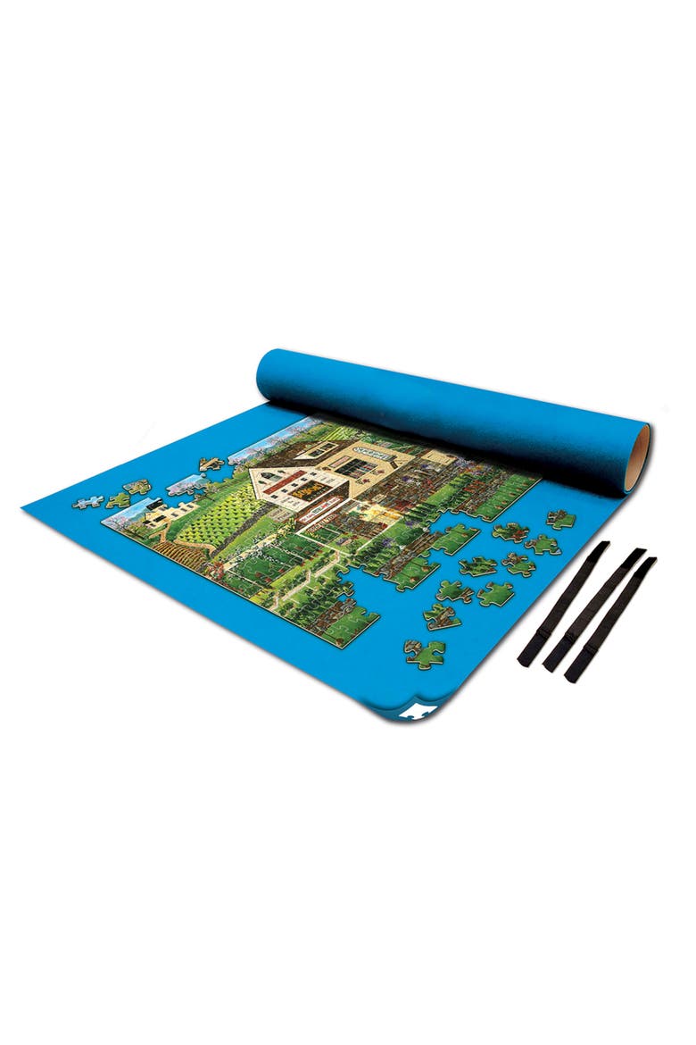 Jigsaw Puzzle Roll Up - 30"x36", Main, color, Blue
