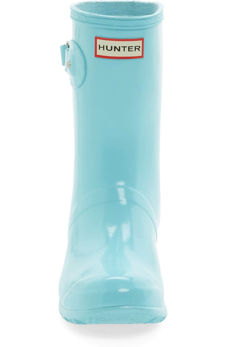 Hunter Original Short Waterproof Rain Boot, Alternate, color, Pale Mint