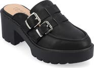 Journee Collection Brydie Platform Mule