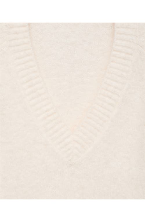 Mango V-neck Sweater In Pink