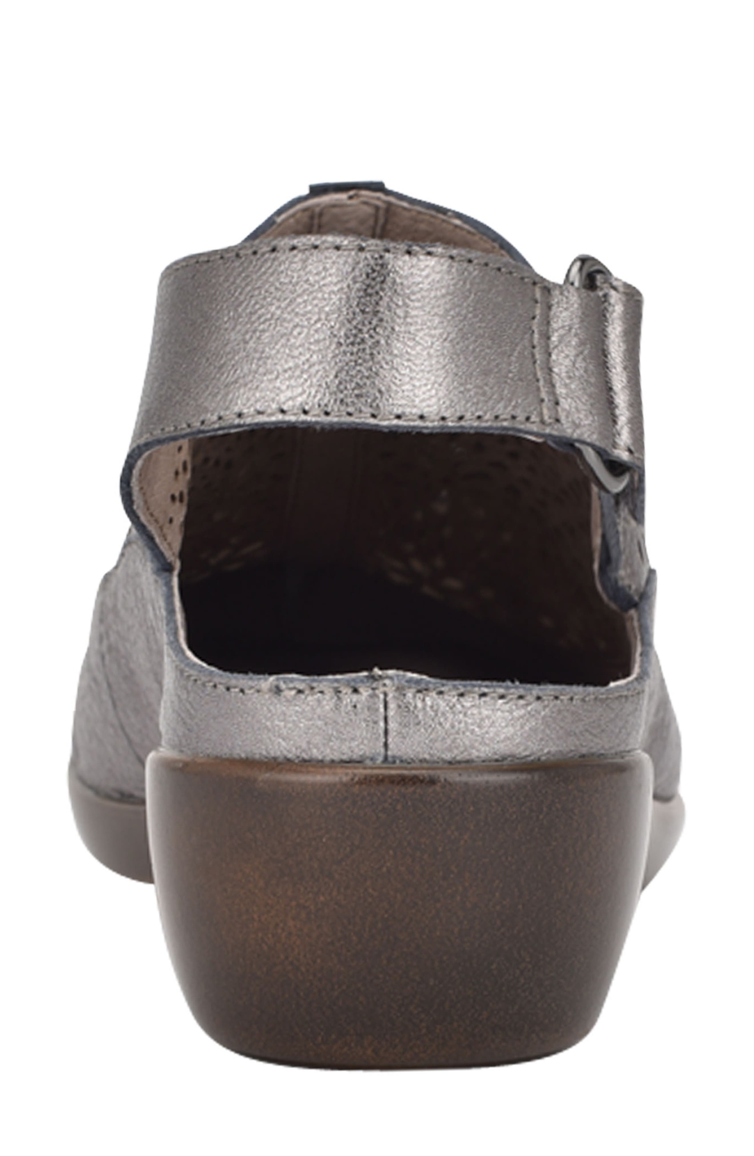 Dawn Slingback Clog, Alternate, color, WARM PEWTER LEATHER