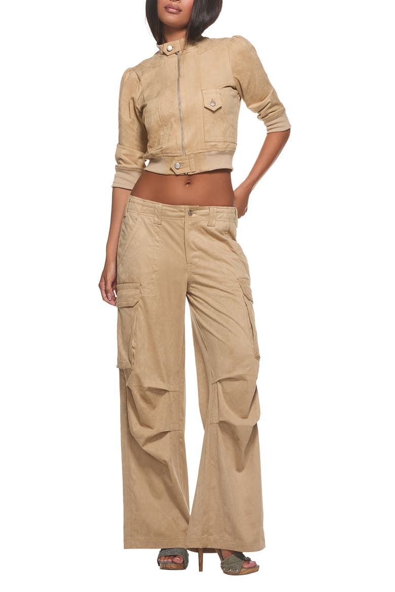 Effie Cargo Pants, Alternate, color, BROWN