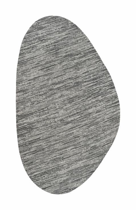 Callan Modern Rustic Abstract Indoor/Outdoor Shaped Area Rug