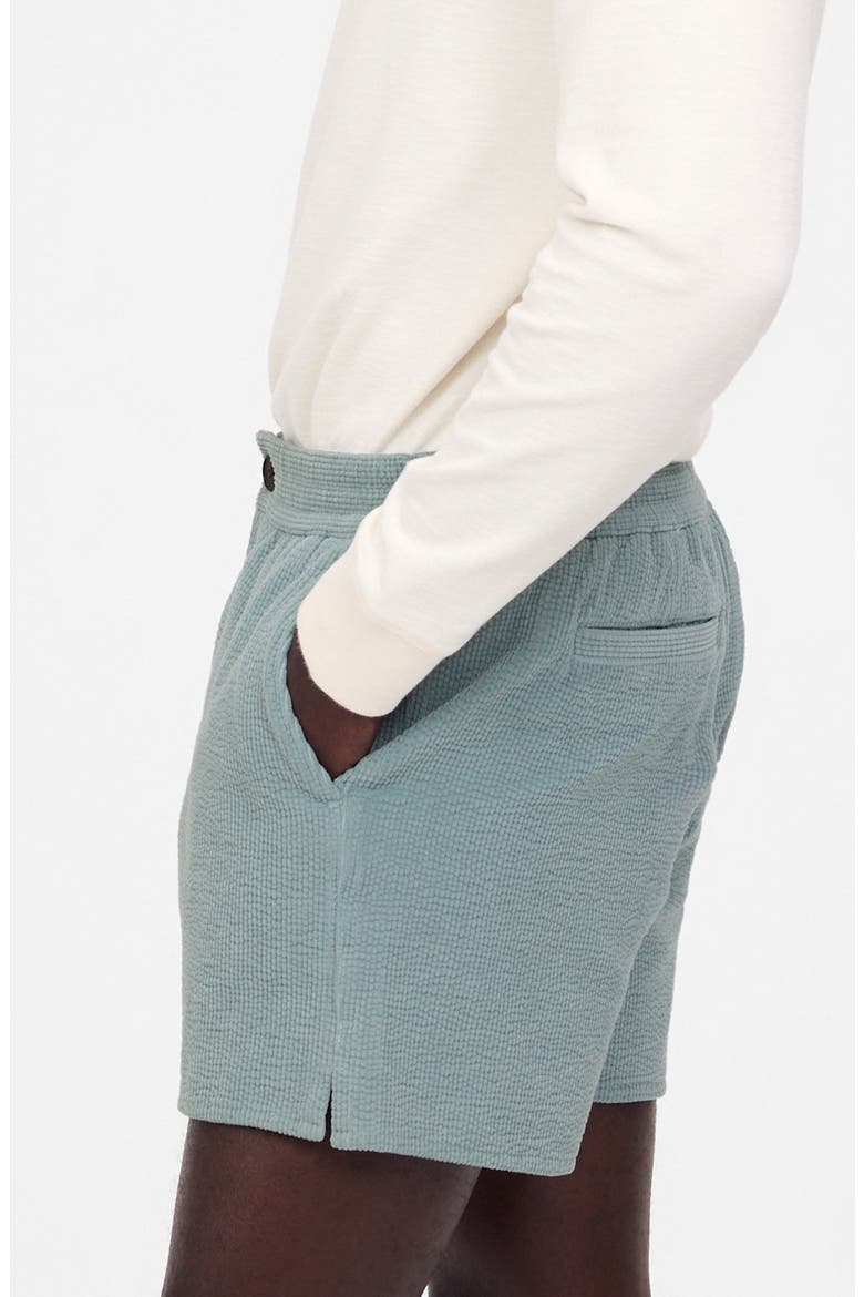 Seersucker Corduroy Everyday Shorts, Alternate, color, BLUE HORIZON