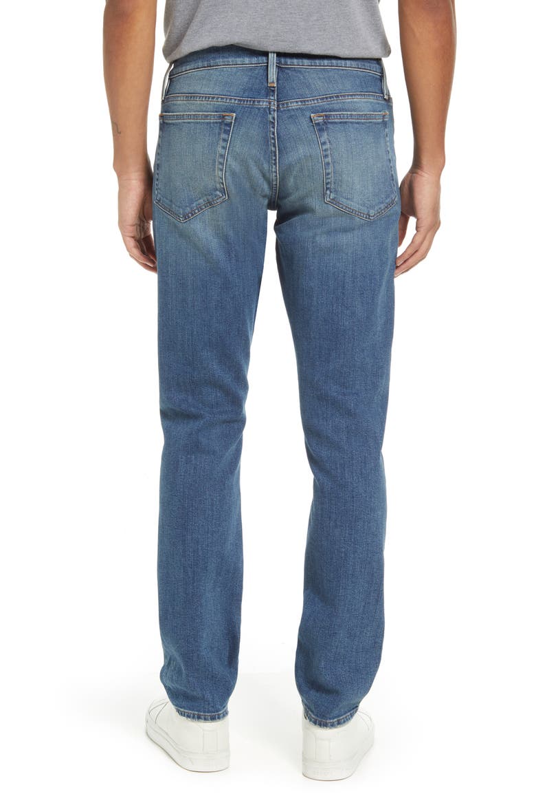 L'Homme Skinny Fit Jeans, Alternate, color, BEECH WORN