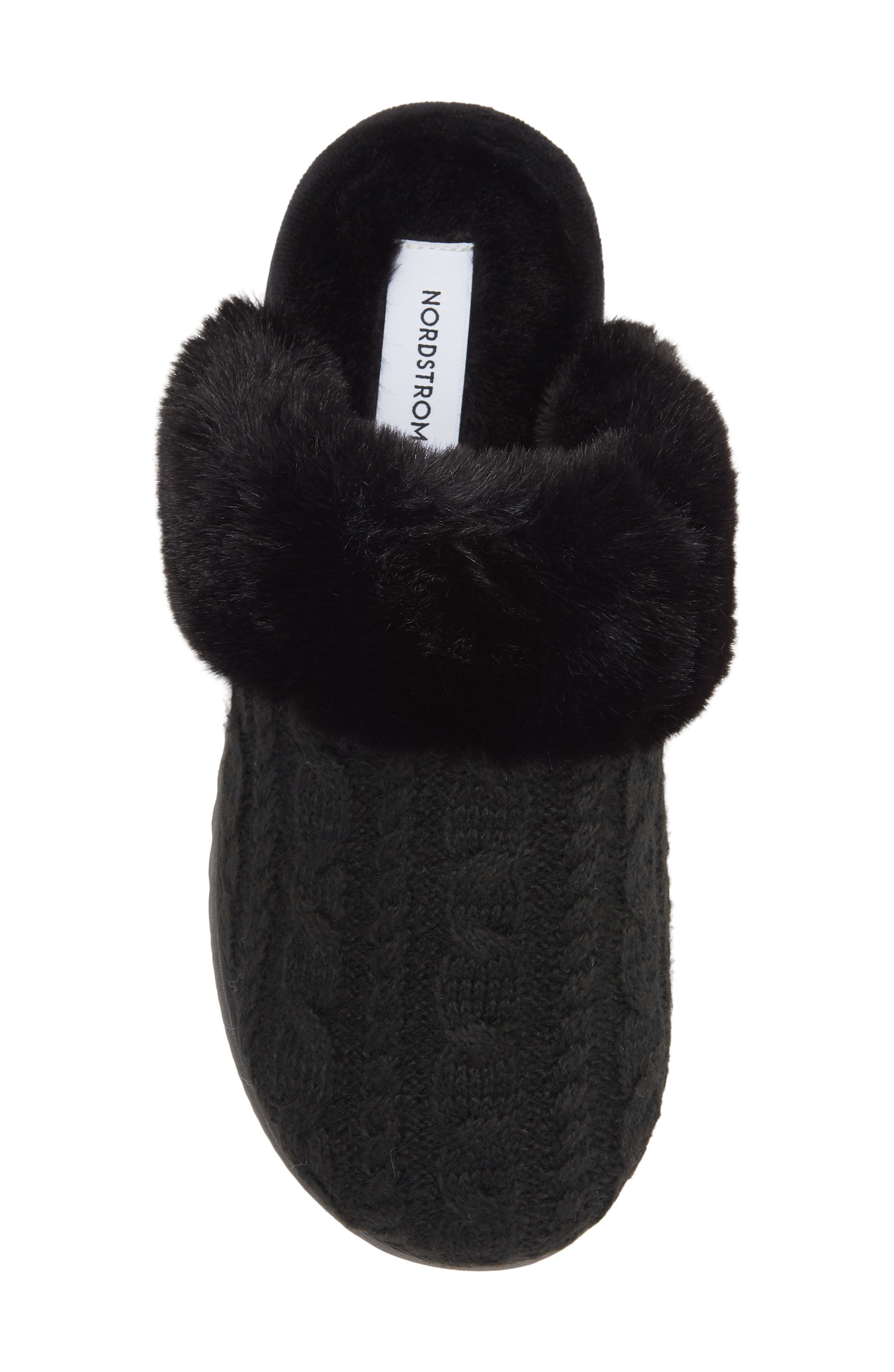 Windsley Slipper, Alternate, color, BLACK