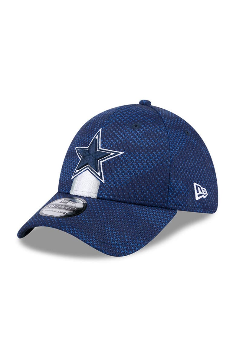 Men's New Era Navy Dallas Cowboys 2024 Sideline 39THIRTY Flex Hat, Main, color, Navy
