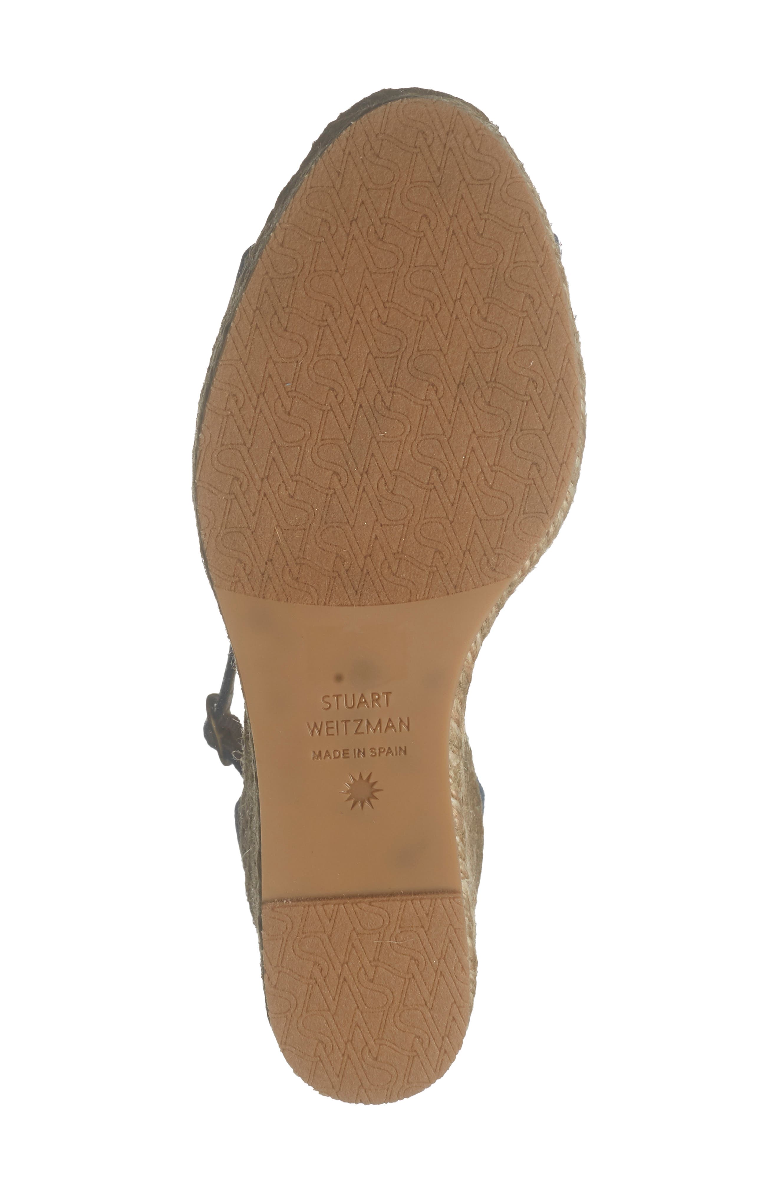 Stuart Weitzman Nudistcurve Wedge Sandal, Alternate, color, Washed