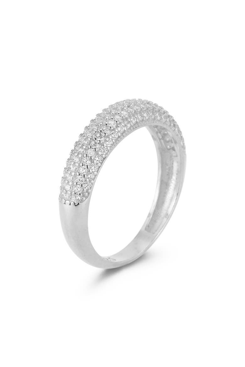 Sterling Silver Dome Ring, Main, color, SILVER