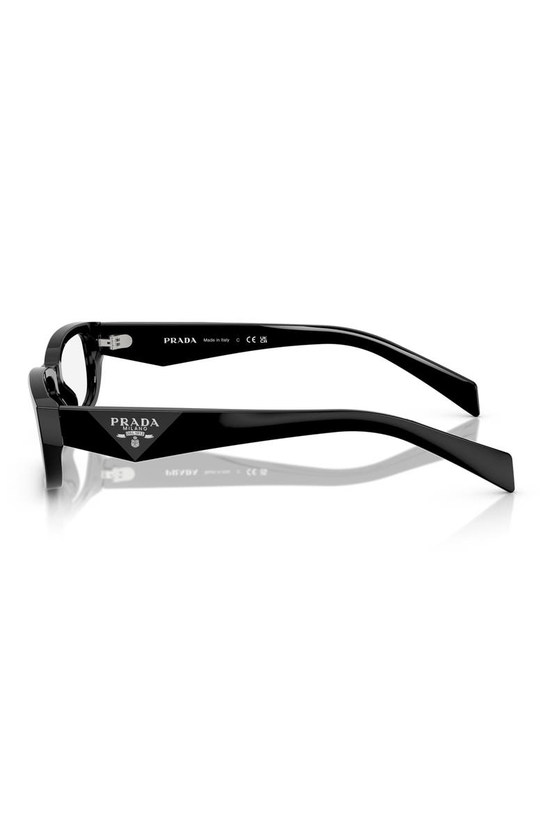 54mm Rectangle optical glasses, Alternate, color, BLACK