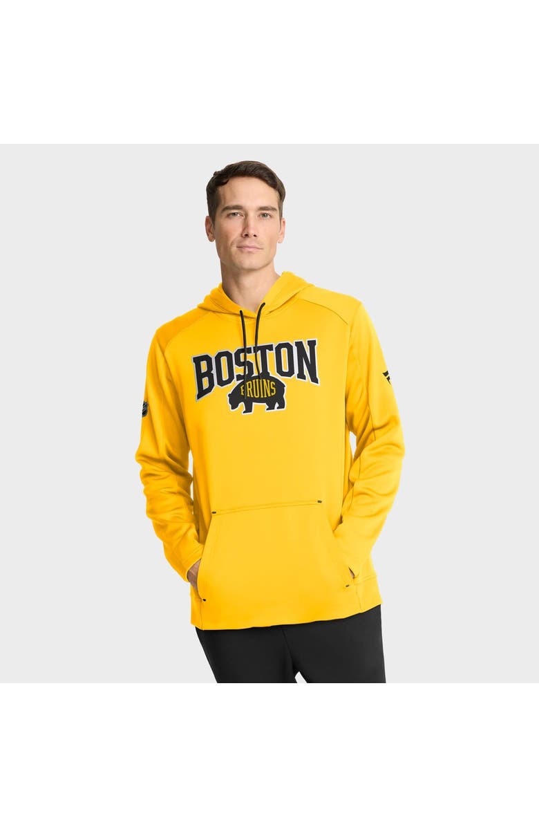 FANATICS Men's Fanatics Gold Boston Bruins 2026 NHL Stadium Series Authentic Pro Pullover Hoodie, Main, color, Gold