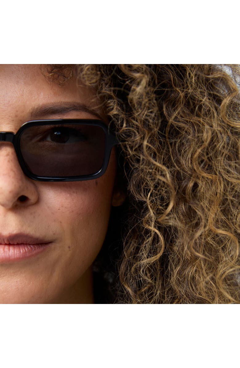 French Kiwis Eyewear Lou Sunglasses, Alternate, color, Black