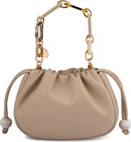 Olga Berg Mavis Faux Leather Top Handle Bag