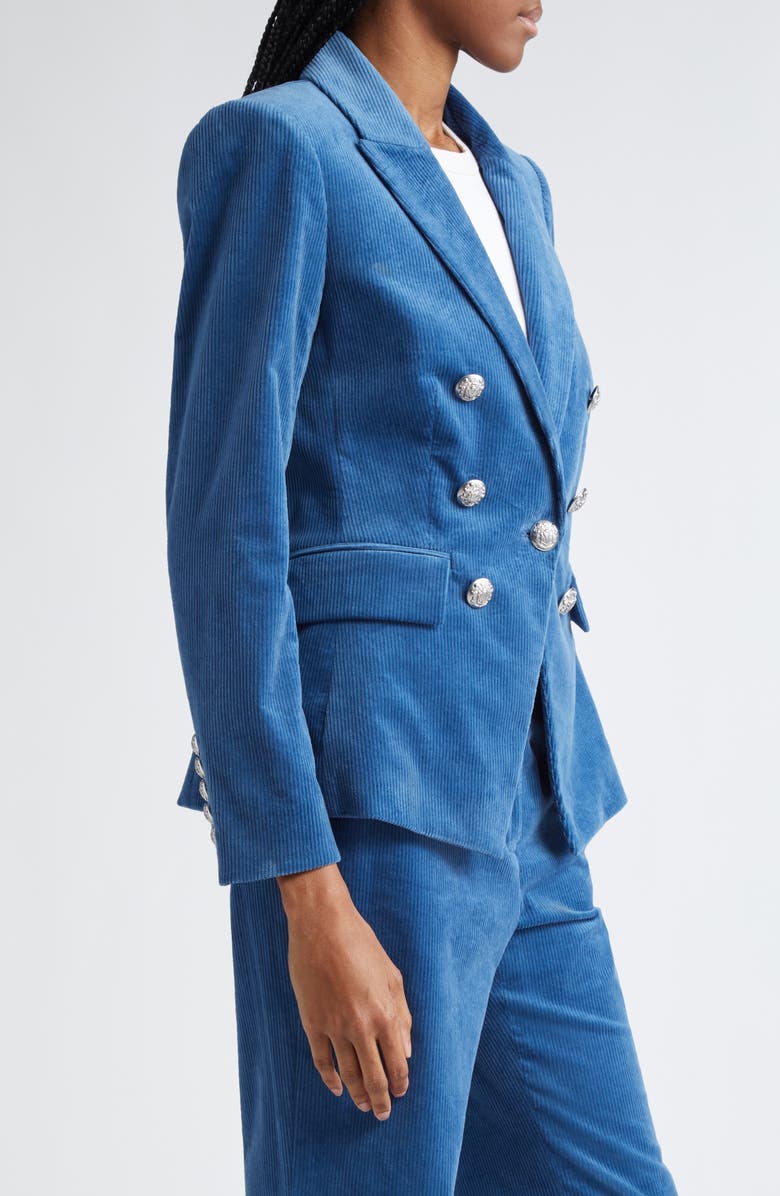 Veronica Beard Lawrence Stretch Corduroy Dickey Jacket, Alternate, color,