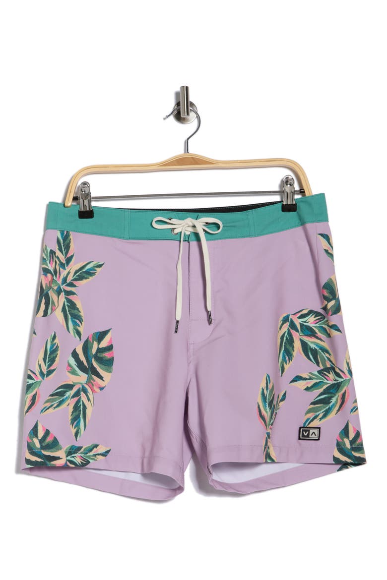 Palm Street Board Shorts, Alternate, color, PINK