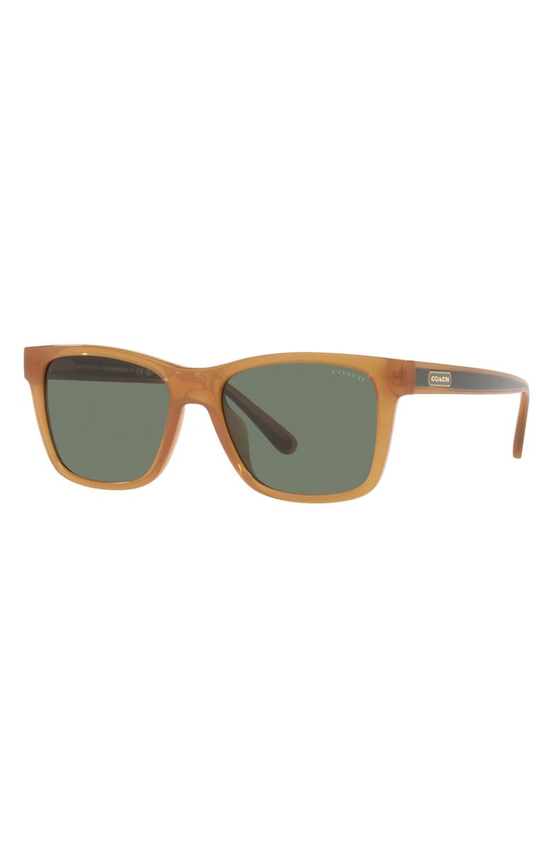 COACH 56mm Square Sunglasses, Alternate, color,
