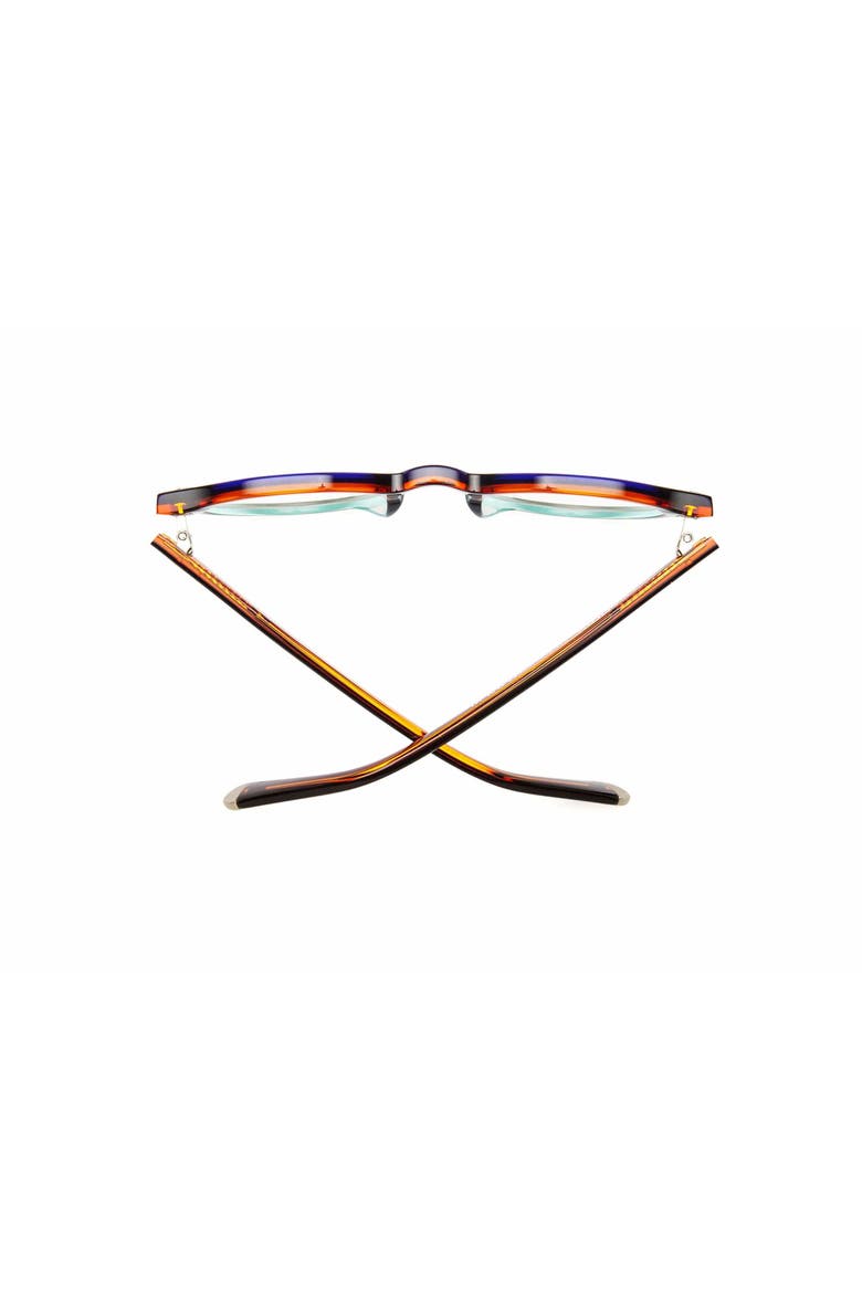 Dogleg | Reading Glasses, Alternate, color, 80-20 GLOSS BLACK AND VODKA