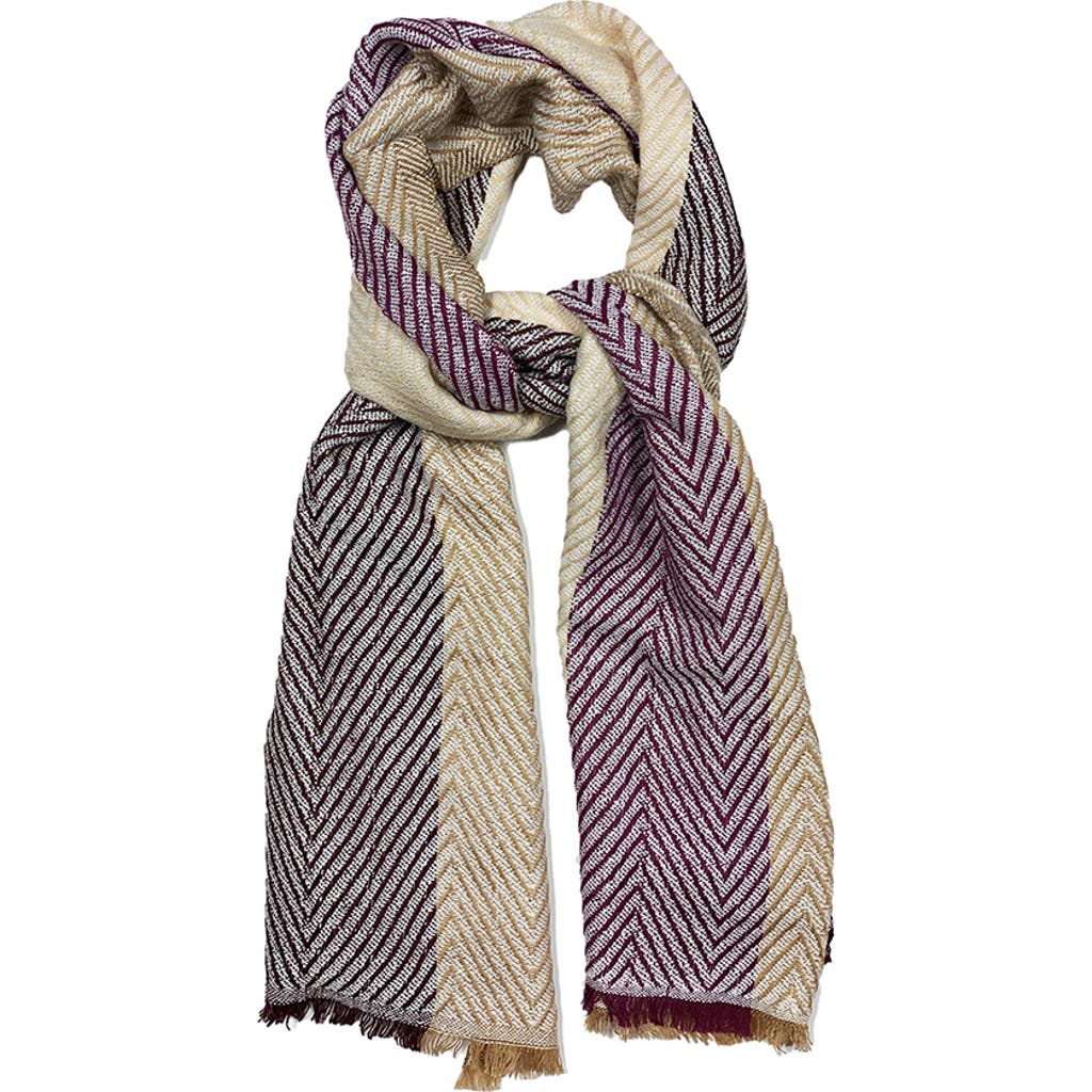 Feelgoodz Artisan Woven Hayden 100% Recycled Acrylic Oversized Wrap Winter Scarf In Multi