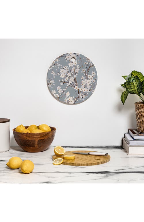 Deny Designs Blossom Flowers Cutting Board In Multi