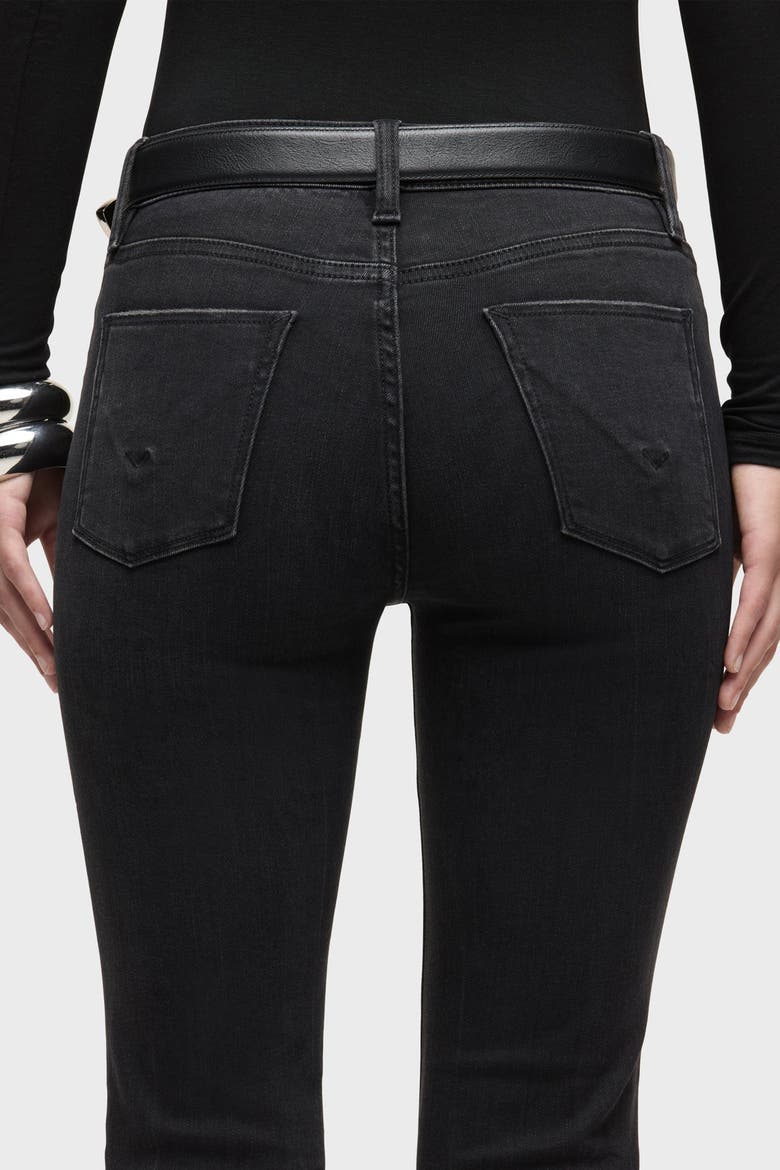 Barbara High-Rise Bootcut Crop, Alternate, color, Dark Raven