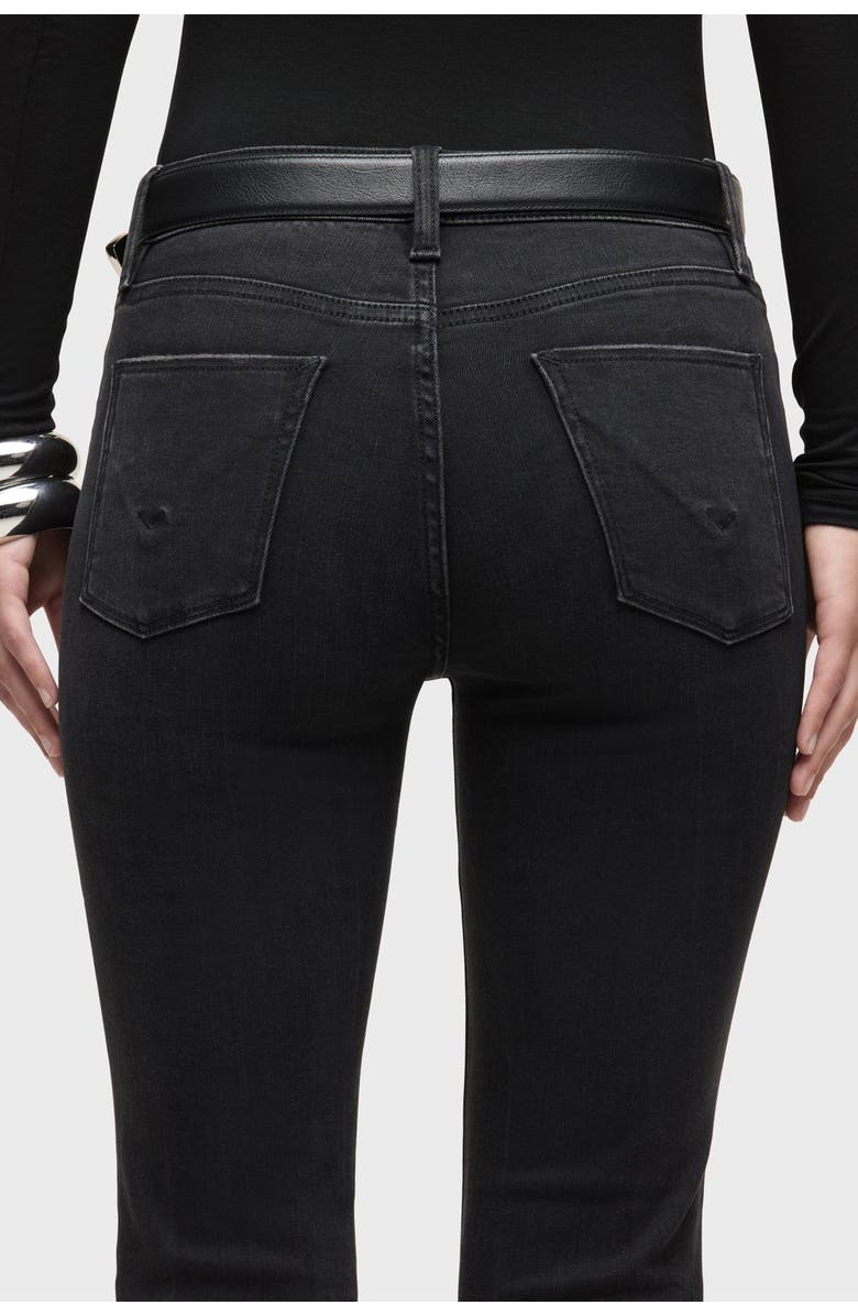 Hudson Jeans Barbara High-Rise Bootcut Crop, Alternate, color, Dark Raven