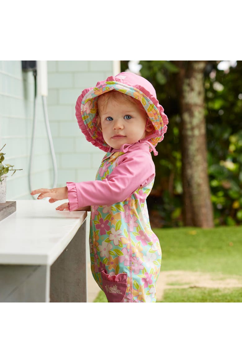 Reversible Sun Hat, Alternate, color, Playtime Garden