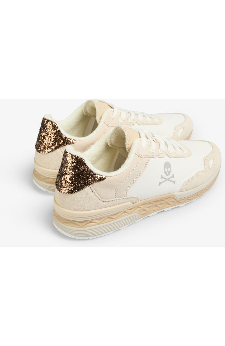 Scalpers Harry Sneakers Woman, Alternate, color, Offwhite-Bronze