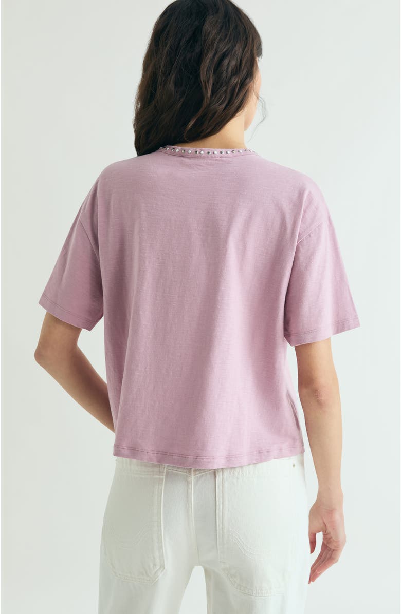 Scalpers Bolsilo Studs T-Shirt, Alternate, color, Lilac