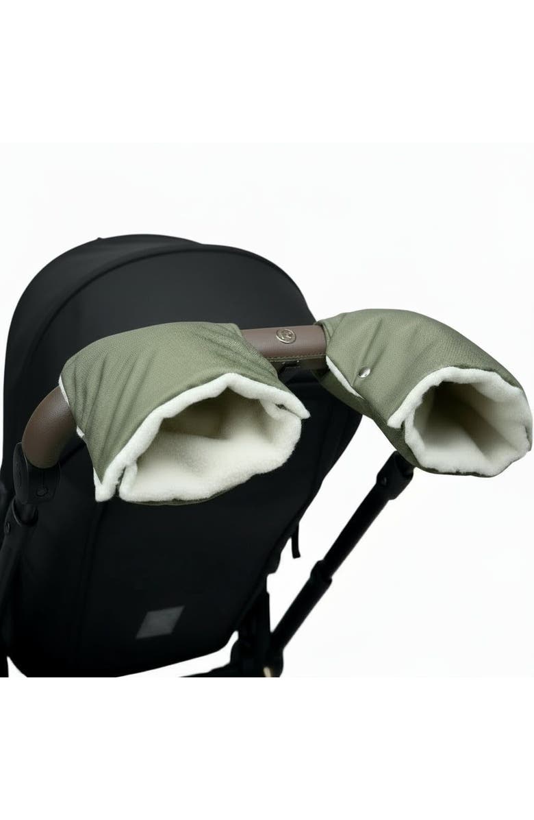 Cover Baby LLC Cover Baby Adult Organic Wool Handmuff Gloves, Alternate, color, Olive