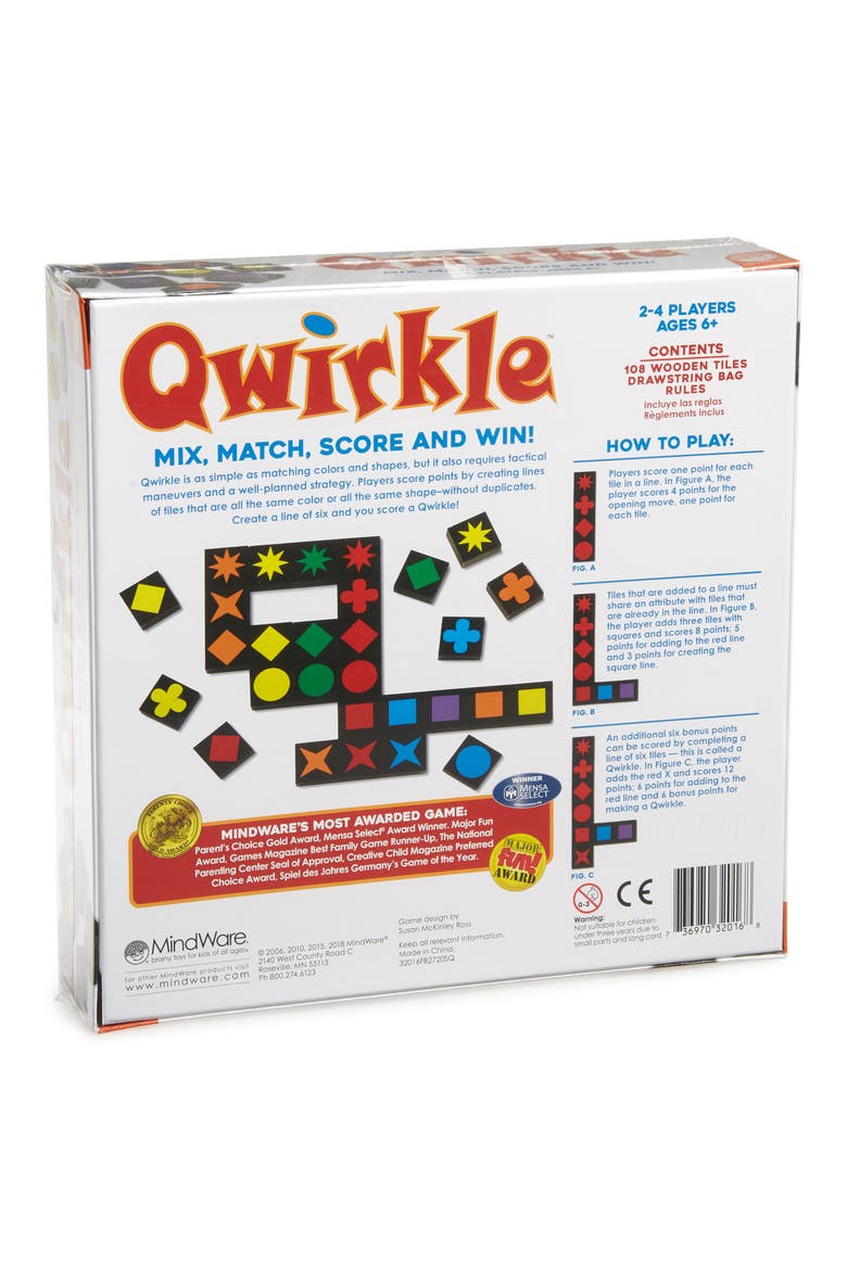 Qwirkle Game, Alternate, color, MULTI