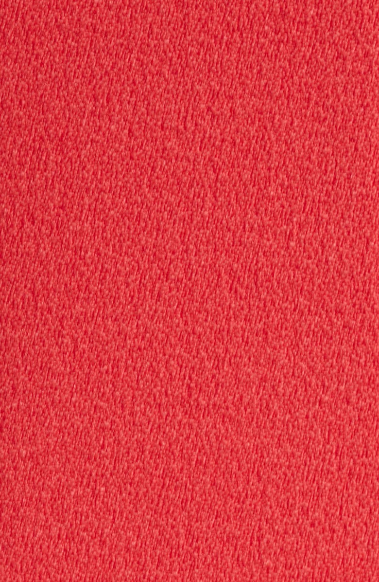 Eliza J Dolman Sleeve Midi Dress, Alternate, color, Coral