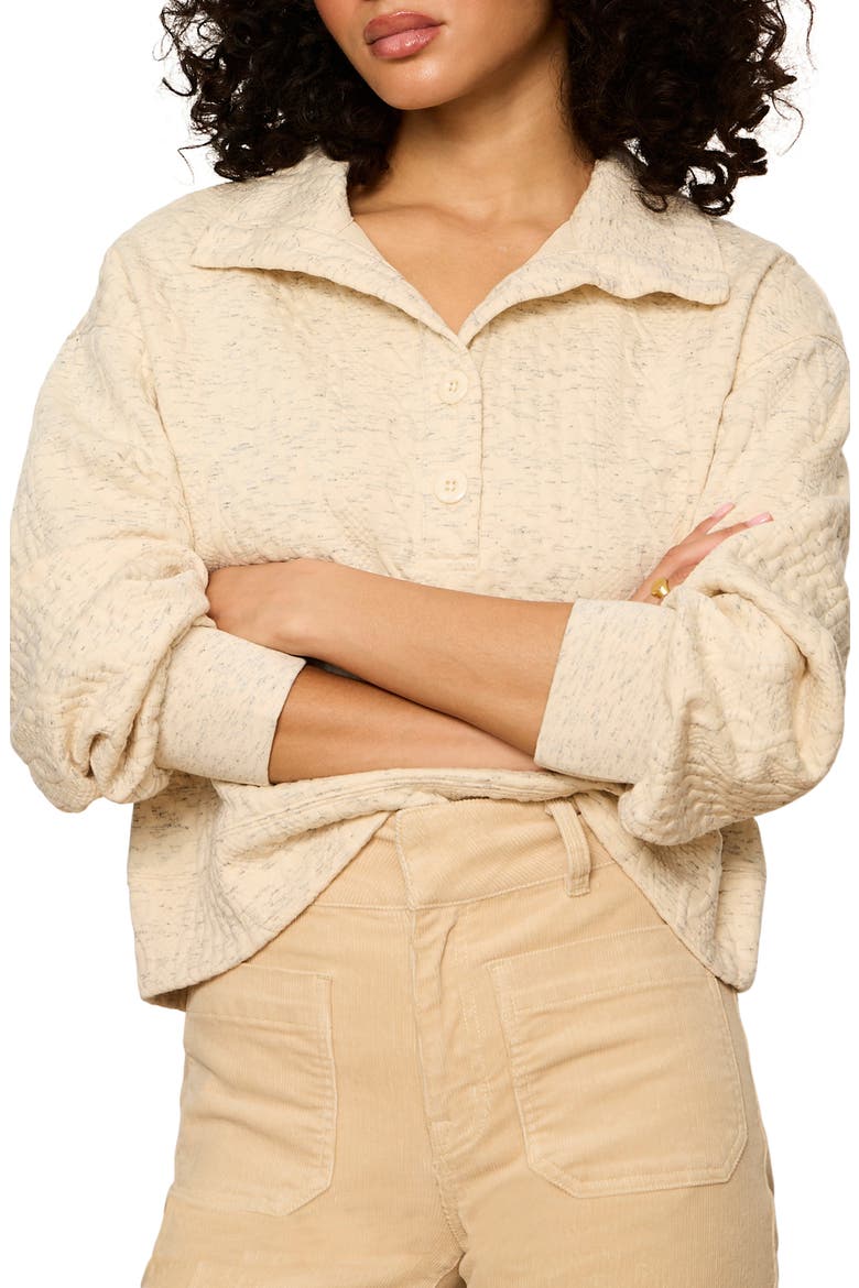 Halley Relaxed Pullover, Alternate, color, HEATHER BONE