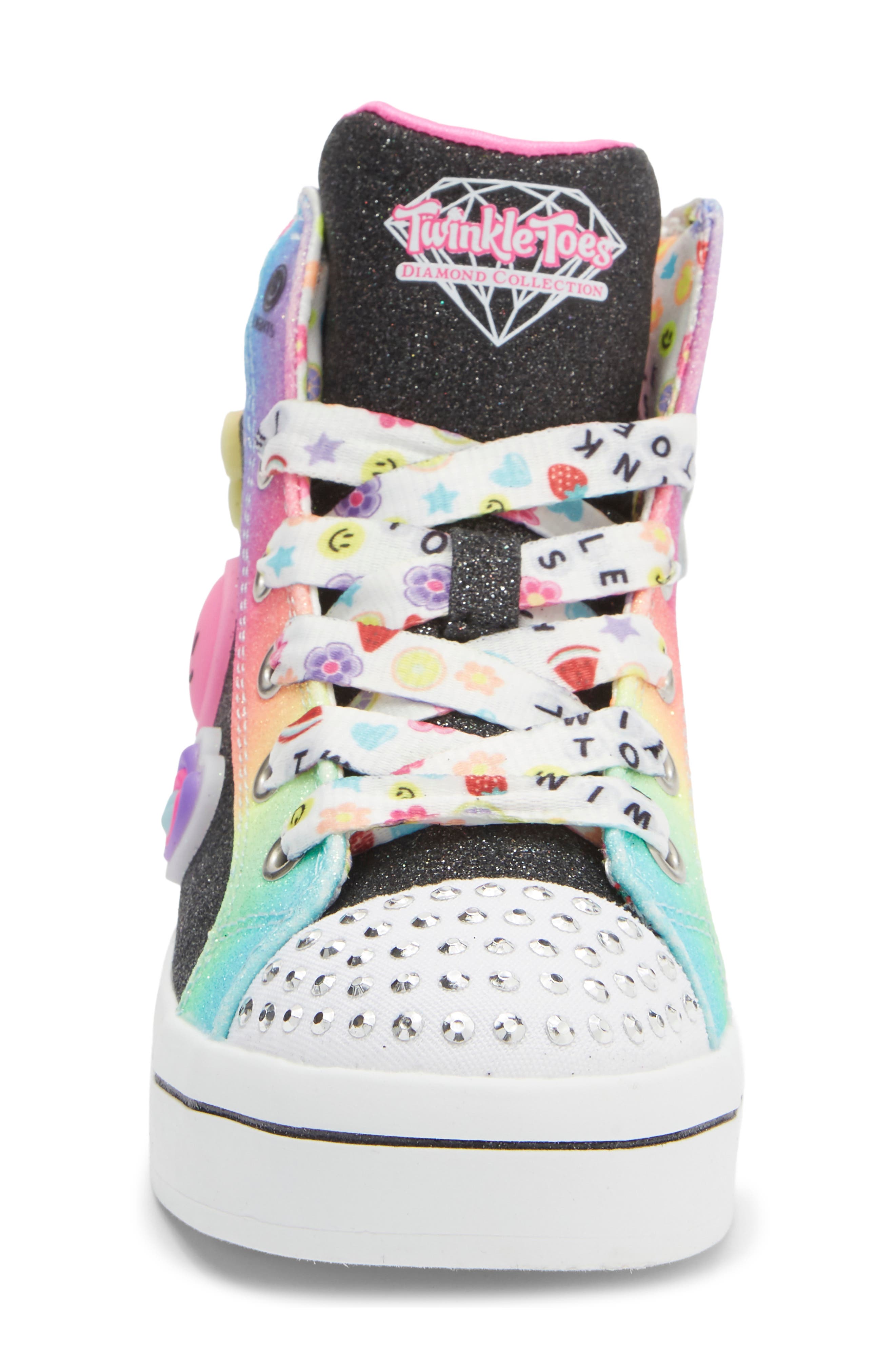 Kids' Twi-Lites 2.0 Bit of Happiness High Top Sneaker, Alternate, color, BLACK MULTI